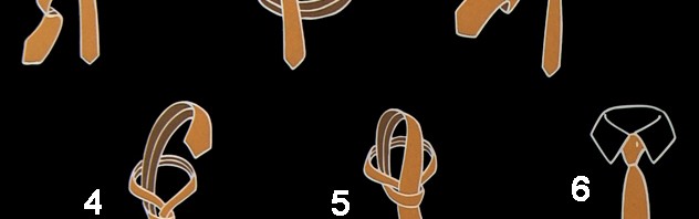 Le nœud quatre dans la main – Comment nouer une cravate