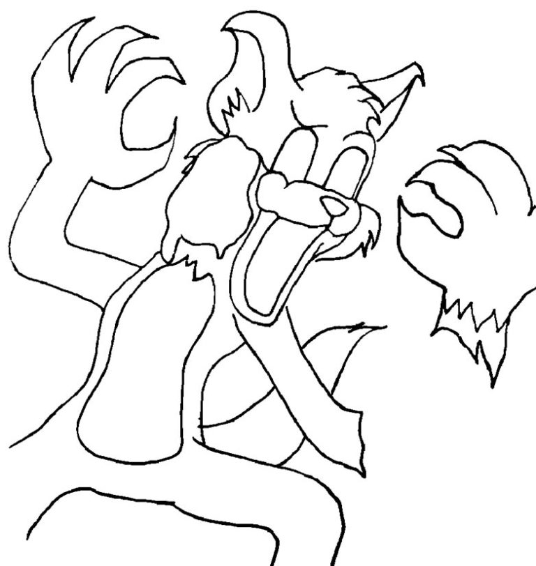 Dibujos para colorear FNF Tom Jerry Mickey Mouse 4 – Páginas para colorear