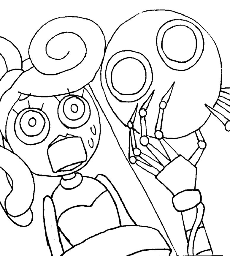 Desenho para colorir Poppy Playtime : Todos amigos 6