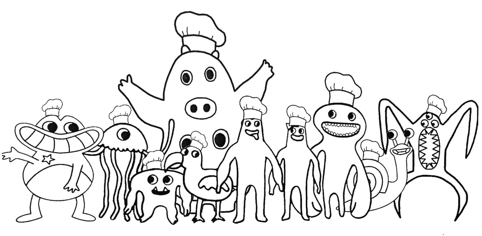 Coloring Pages Garten Of Banban 3 Coloring Pages