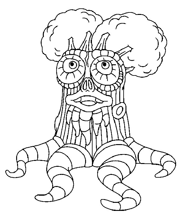 krillby sprite sheet in 2023  Monster coloring pages, Singing