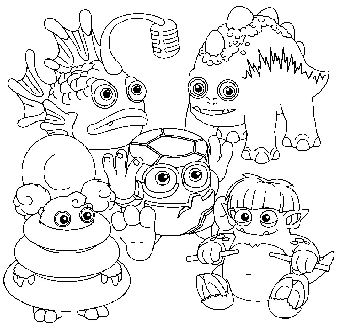 My Singing Monsters Coloring Pages