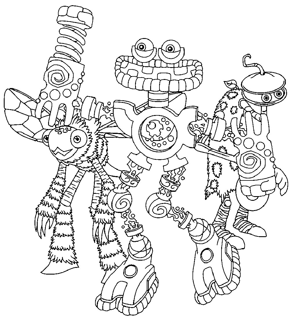 Coloring Pages My Singing Monsters Coloring Pages