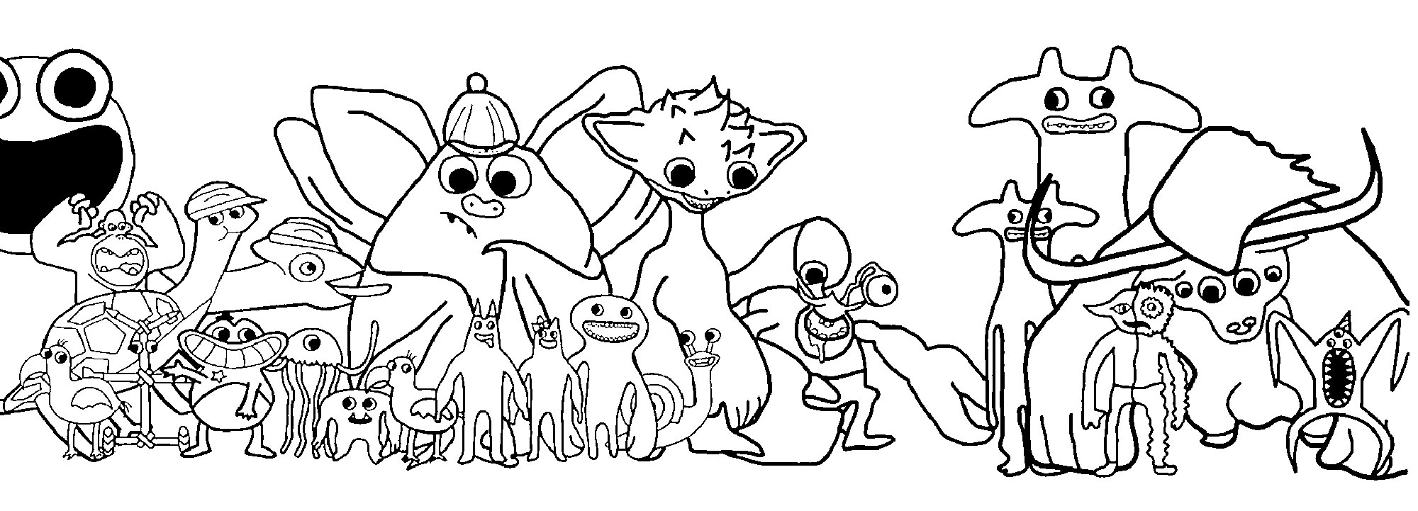 Desenhos para colorir Garten de Banban 4 17 – Colorindo páginas