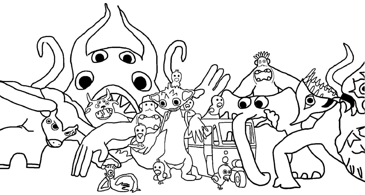 Garten Of Banban 4 Coloring Pages Garten Of Banban 4 Coloring Pages